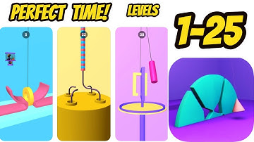 Perfect Time‪!‬ Game Level 1 - 25 Complete Gameplay Walkthrough #newgame2021 (iOS-Android)