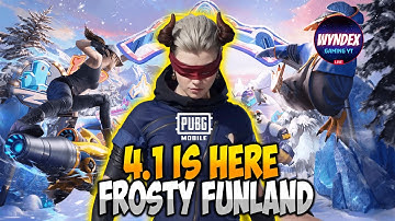 🔴FROSTY FUNLAND IS HERE! PUBG MOBILE 4.1 UPDATE | WynDEx IS LIVE!