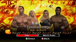 WWE SVR 2007 X360 - Chris Masters VS Torrie Wilson VS Jillian Hall VS Shelton Benjamin - Fatal 4-Way