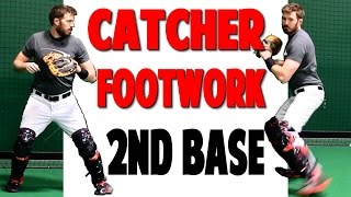 Catcher Footwork | Throwing To Second (Pro Speed Baseball)