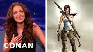 camilla luddington died a million different ways in tomb raider conan on tbs