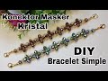 Tutorial Konektor Masker Kristal - Easy DIY Mask Connector - DIY Bracelet Simple