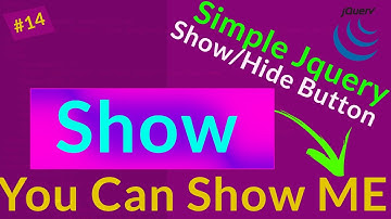 Simple Jquery Show/Hide Button || Click one button to Hide & Show  || Ujjwal Technical Tips