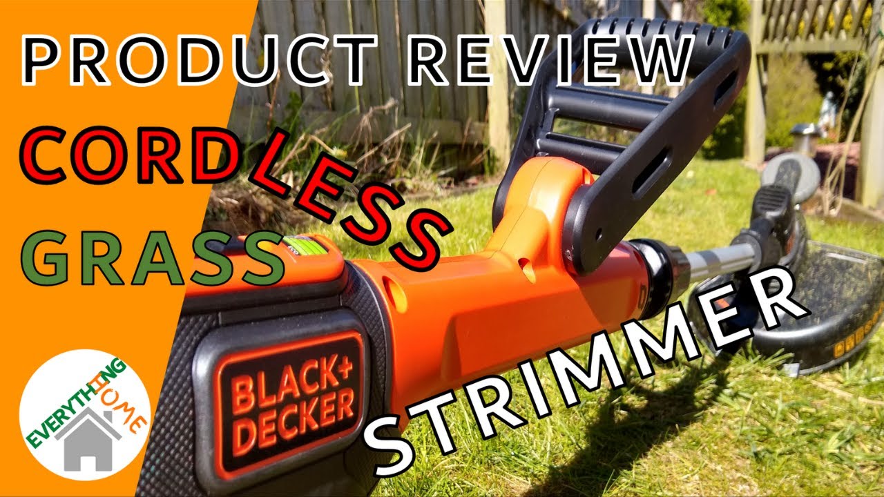 Dad Assembles & Demos BLACK+DECKER Battery-Powered Trimmer/Edger (LST300) 