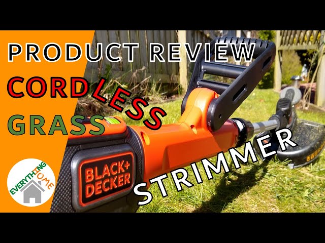 Black & Decker 18V Cordless Grass Trimmer & Edger NST2018 Reviews - video  Dailymotion