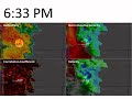 Radar Loop - Tornado Debris Signature: 20 Sept 2018