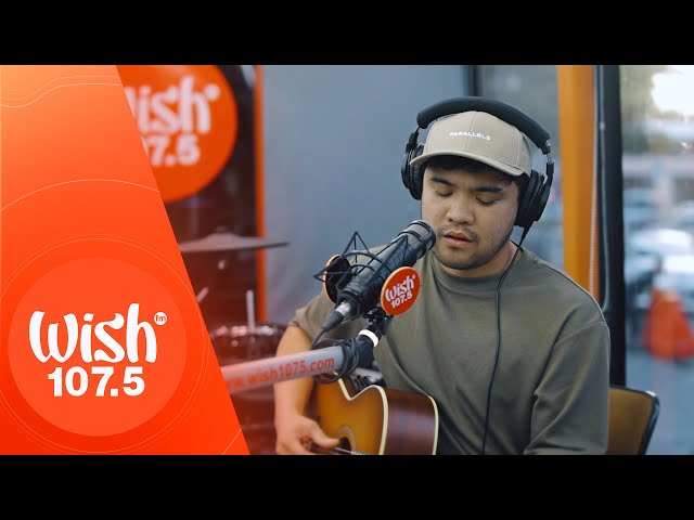 Gabe Bondoc performs Stronger Than LIVE on Wish 107.5 Bus class=