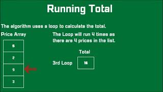 National 5 Software Development - Running Total
