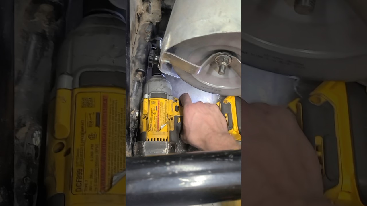 Dewalt Impact Gun Holder on Race Car