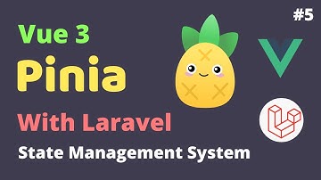 Pinia Vue 3 With Laravel 9 | Pinia Laravel 9 Vue 3 | Laravel 9 Vue 3 Pinia | HINDI