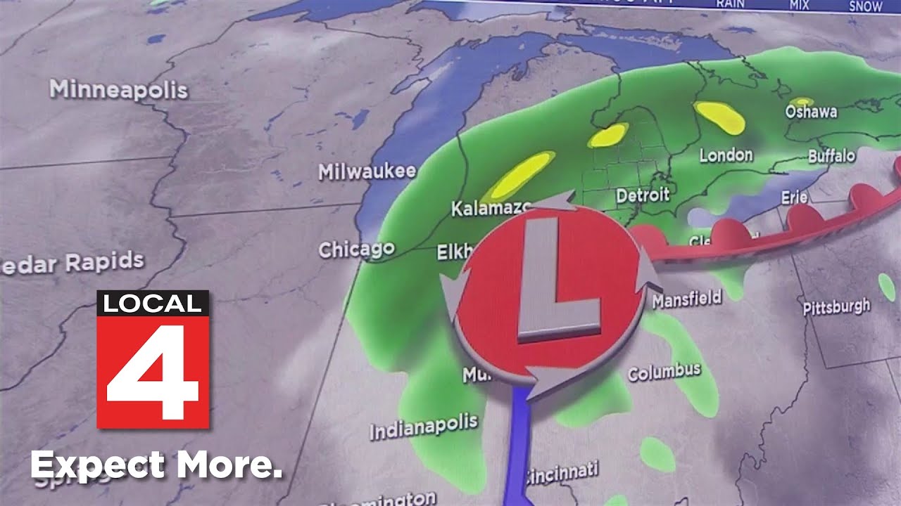 Tracking possible severe weather next week in Metro Detroit - YouTube