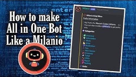 How To Make All In One Discord Bot In Discord | 24/7 Online | With Replit |Milanio Bot Source Code