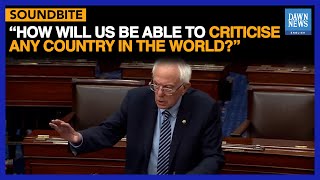 Bernie Sanders Criticises US Reaction On ICC Seeking Arrest Warrants Against Israeli Officials