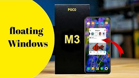 how to use floating window on Poco M3 m2  miui 12 me floating windows kaise karen new update 2021
