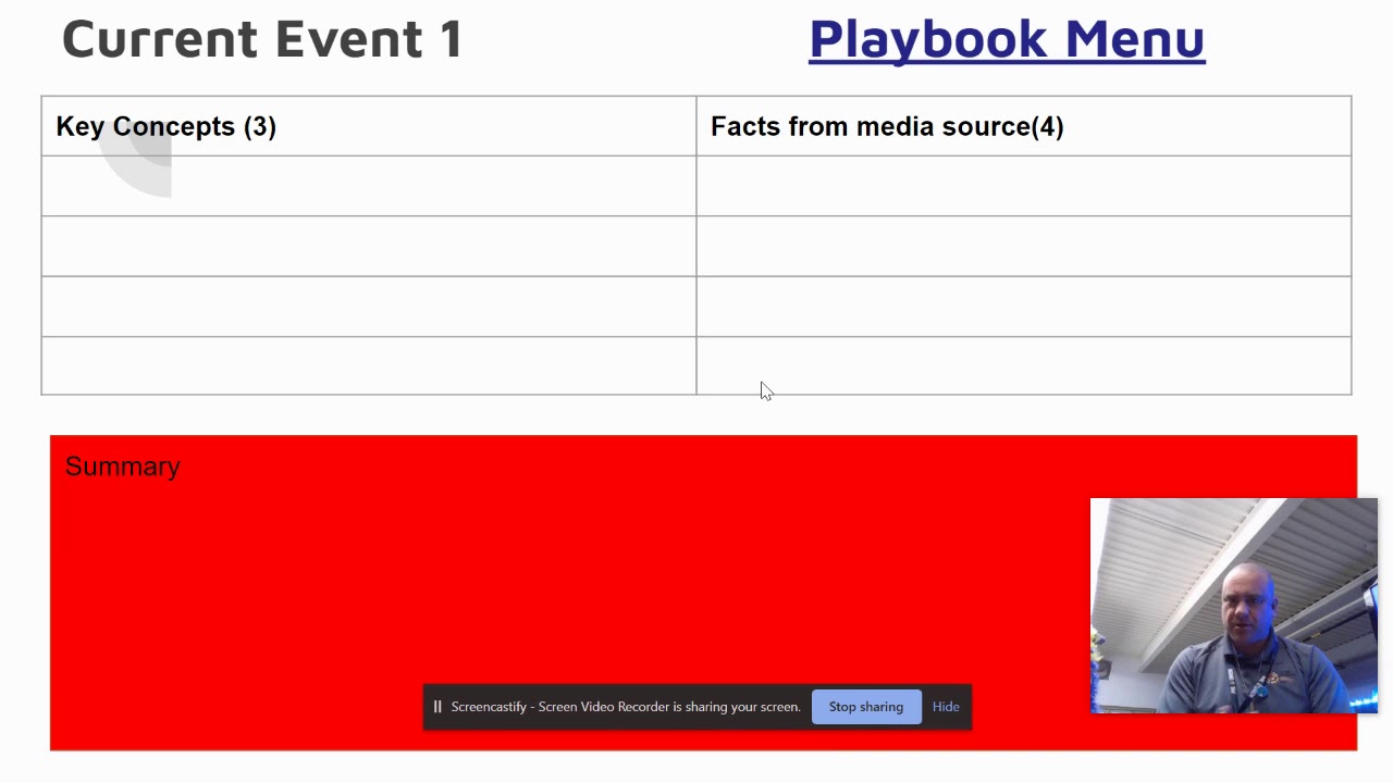Current Event Instructional Video for Science