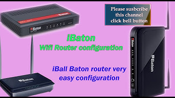 iBall Router Easy configuration