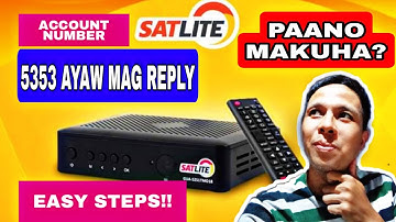 ANO ANG ACCOUNT NO.NG SATLITE BOX 2024