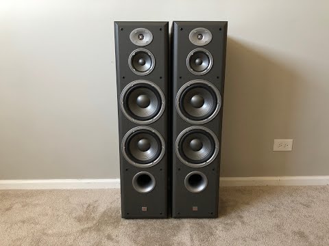 JBL E90 Northridge E Series 3 Way Tower Home Floor Standing Speakers