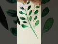 Loose watercolor leaves | watercolor botanicals #watercolorforbeginners #artshorts #ytshorts #viral
