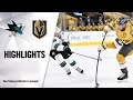 Sharks @ Golden Knights 4/21/21 | NHL Highlights