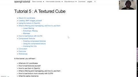 OpenGL Tutorial 5 - A Textured Cube