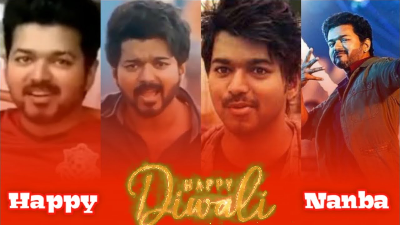 Diwali whatsapp status video.|| Happy Diwali Nanba || Thalapathy vijay || Anchor v vijay.