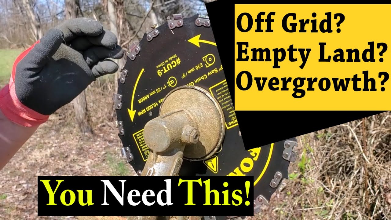 🌿Ultimate Weed Wacker!!! For Clearing Land Forester Blade YouTube