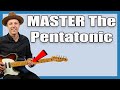 The best pentatonic exercise use this to master the neck