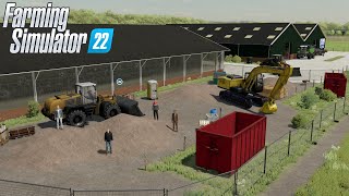 KIPPENSCHUUR BOUWEN + NIEUWE KUILVOER SHOVEL!? - Farming Simulator 22 {G29} screenshot 5