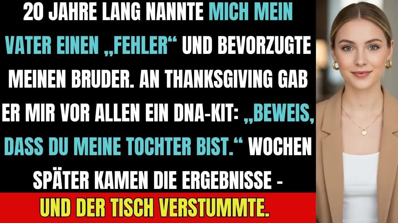 Mein Vater gab mir ein DNA Kit und sagte： „Beweis, dass du meine Tochter bist“