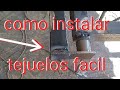 😎HOW TO INSTALL GATE ROOF  como instalar tejuelos en porton