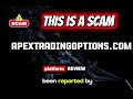 ApexTradingOptions Review 2026 | apextradingoptions.com Risk Warning
