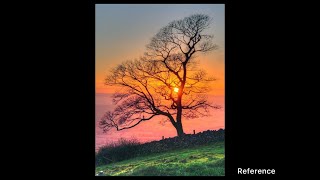 Easy Watercolor Sunset Tree Tutorial 🌅 | Step-by-Step for Beginners screenshot 4