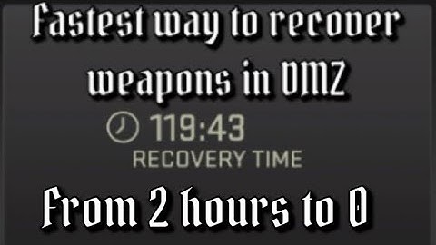 Fastest Way To Recover Your Insured Weapon Slot In DMZ! - Call Of Duty Modern Warfare 2