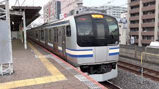 E217系クラY-27編成+クラY-130編成市川発車