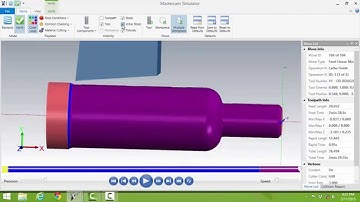 Mastercam X8 LATHE PART 2 FACE ROUGH FINISH TOOLPATH Part 2 of 4