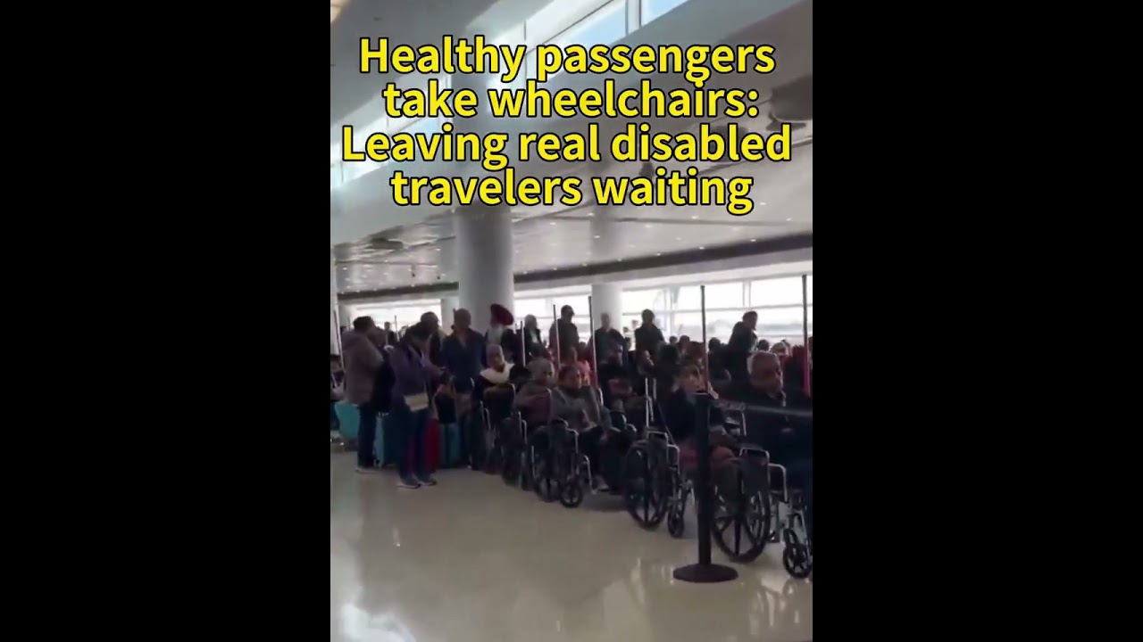 Wheelchair Requests Surge on India–US Flights: 30% Reportedly Abuse the Service