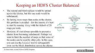 BDA 09 05 2020 Hadoop Archives and Hadoop Cluster Load Balancing
