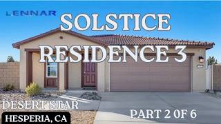 New Homes in Hesperia, CA | Lennar Solstice Residence 3 Tour ($479K)