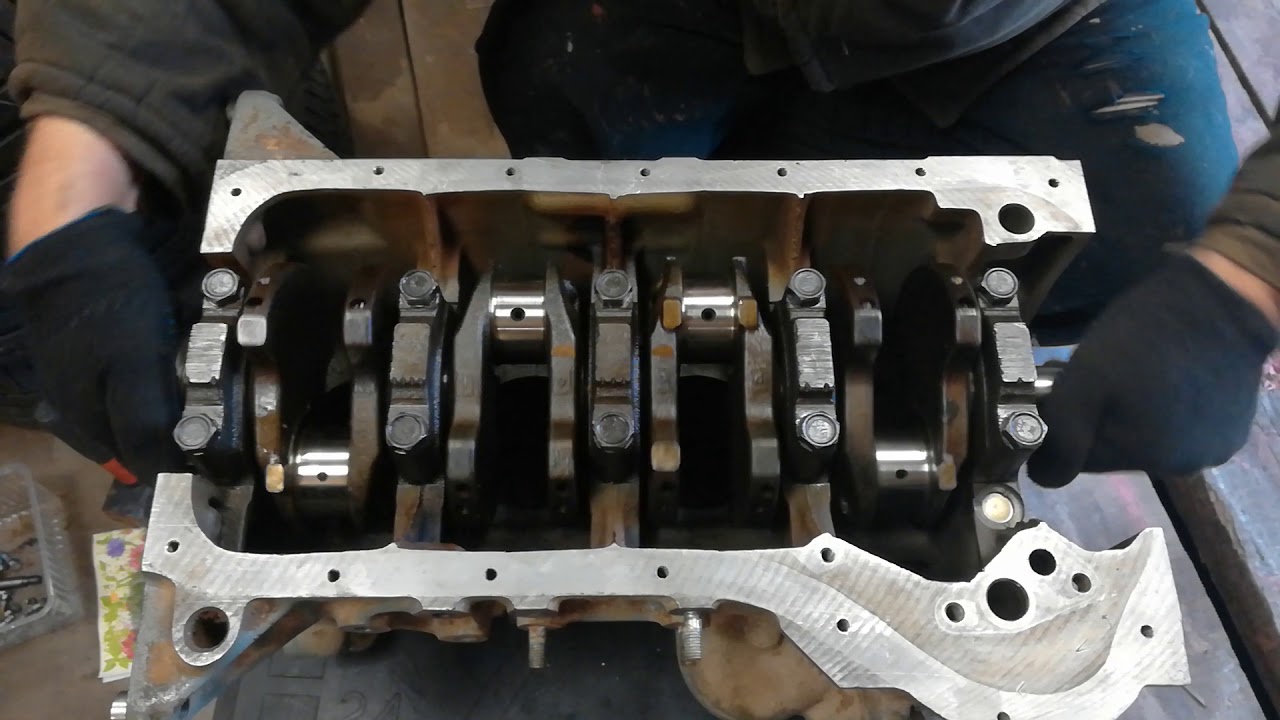 Сборка блока 21213 объёмом 1800 см^3 - YouTube