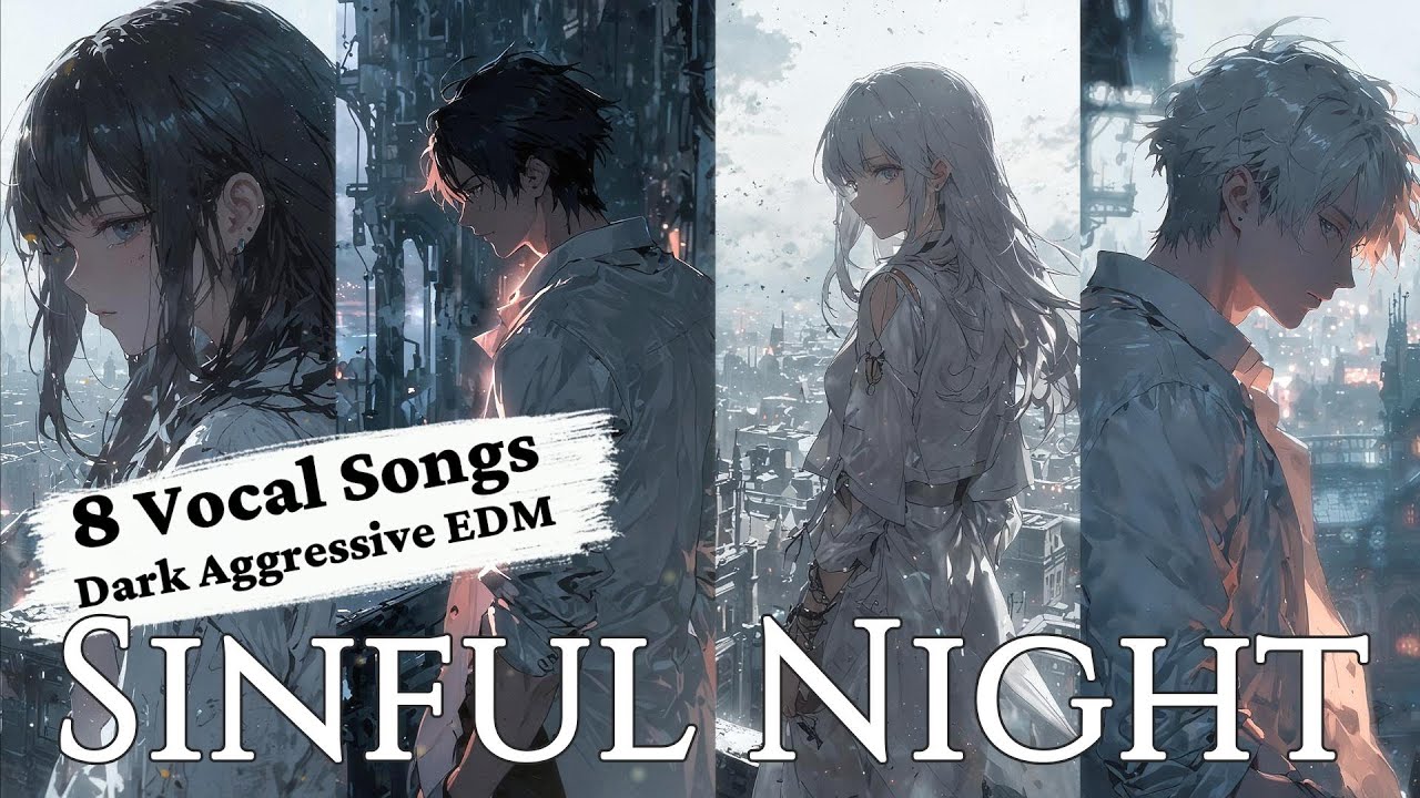 [8 Original Songs] [ENG-JPN Lyrics] [ENG Subs] Powerful Dark EDM Song Mix