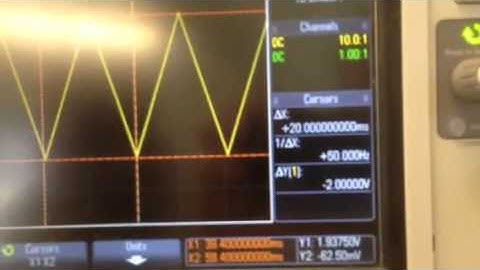 MSP430 TI LaunchPad Triangle Waveform