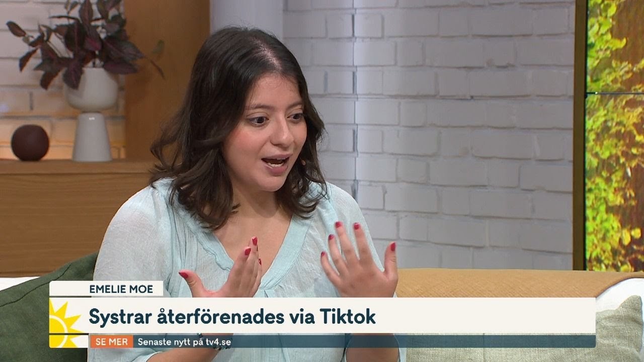 Adopterades till olika länder – fann varandra via Tiktok | Nyhetsmorgon | TV4 & TV4 Play