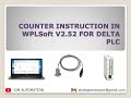 5 COUNTER INSTRUCTION IN WPLSoft V2 52 FOR DELTA PLC #tutorial BY  @SIMAUTOMATIONTUTORIAL