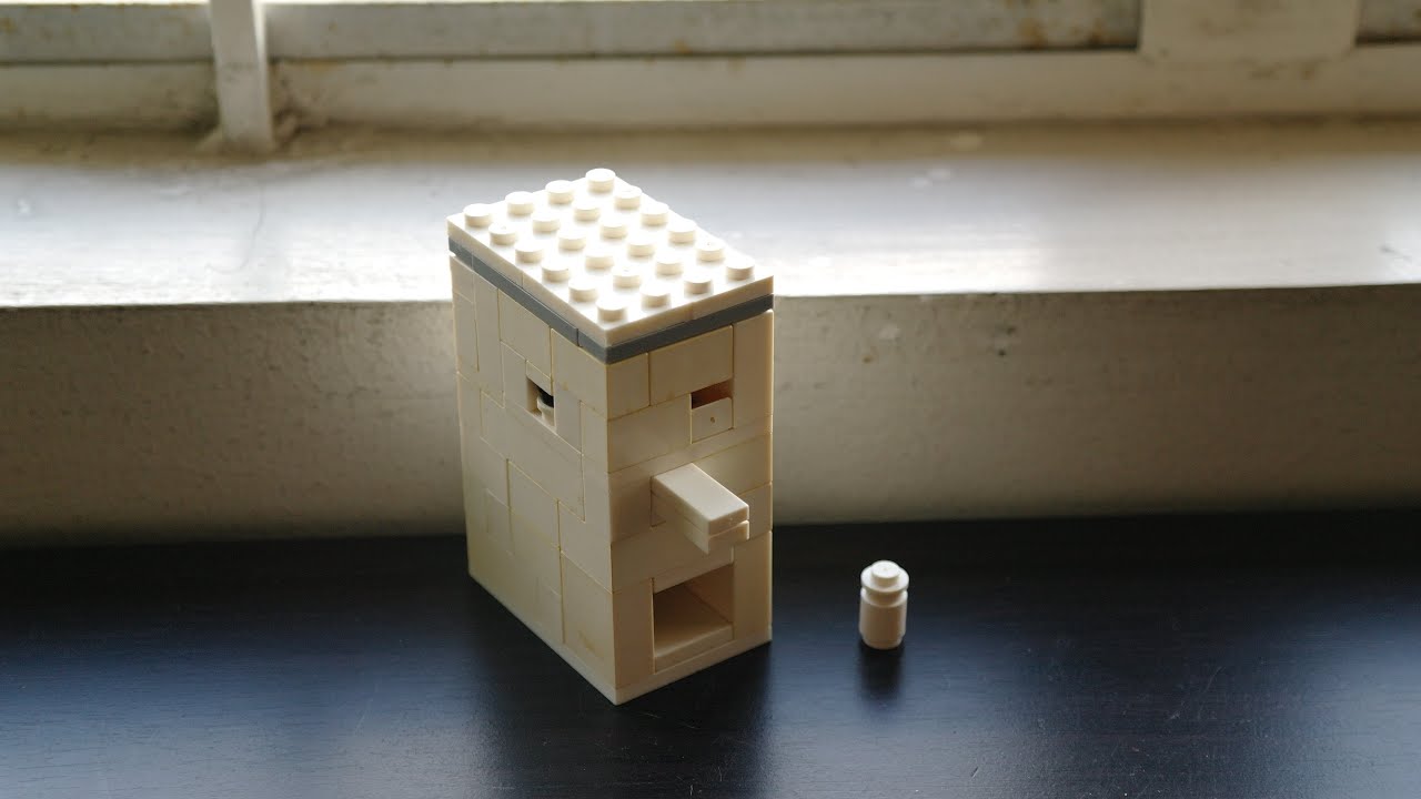 Mini Lego Soda Machine V2 (with tutorial)- Happy Lego Machine Day! 