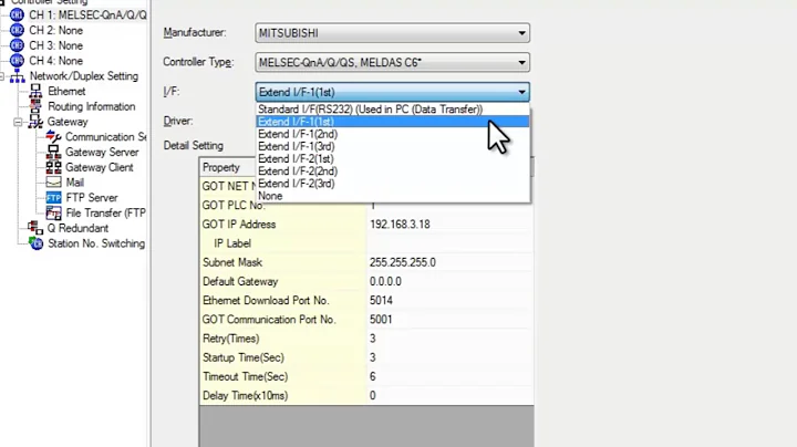 Mitsubishi Quick Tips: GOT Ethernet Connection to Mitsubishi PLC