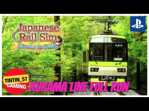 Japanese Rail Sim Journey to Kyoto | KURAMA LINE FULL RUN PS5 Gameplay