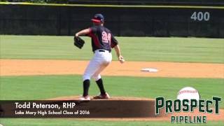 Todd Peterson, RHP, Lake Mary High School, Pitching Mechanics at 200 fps