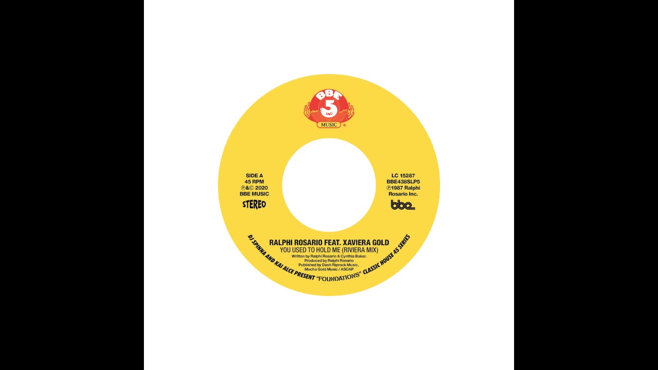 Ralphi Rosario - You Used To Hold Me (Riviera Mix)
