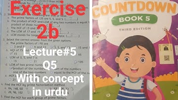 5 Class Math||Ex 2b|Q5||Countdown Math Class 5
